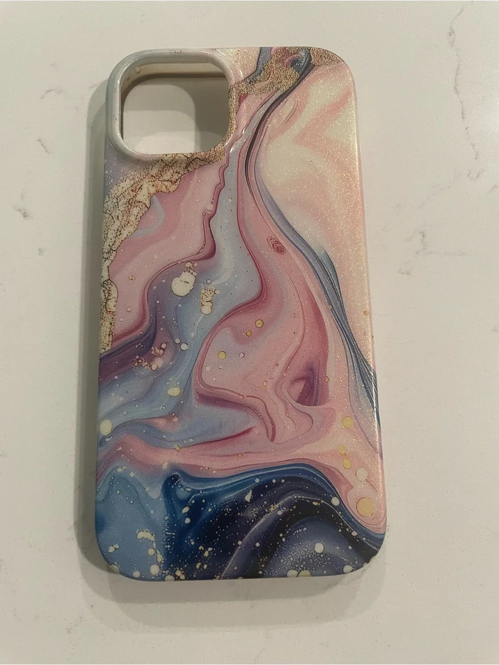 Silicone Case for iPhone 15 Marble Design Various Colors Accessory
